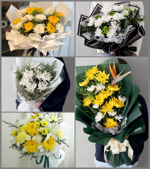湖南湘潭湘乡市虞塘镇黄里村白事花束代送